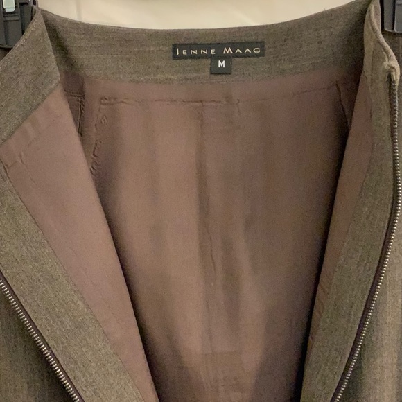 Jenne Maag Midi Front Zip Pencil Skirt - Picture 5 of 7